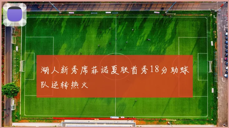 湖人新秀席菲诺夏联首秀18分助球队逆转热火