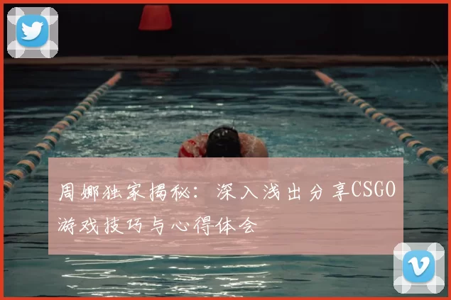 周娜独家揭秘：深入浅出分享CSGO游戏技巧与心得体会
