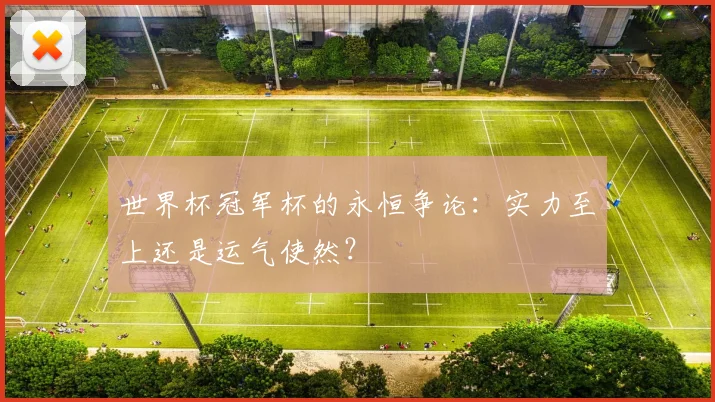世界杯冠军杯的永恒争论：实力至上还是运气使然？